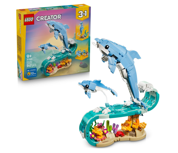 LEGO CREATOR 31385 Zwierzęta morskie: piękny delfin - 1473433 - zdjęcie 2